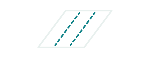 Diaper icon.  Flow offers slitting and cross-cutting solutions for continuous production.