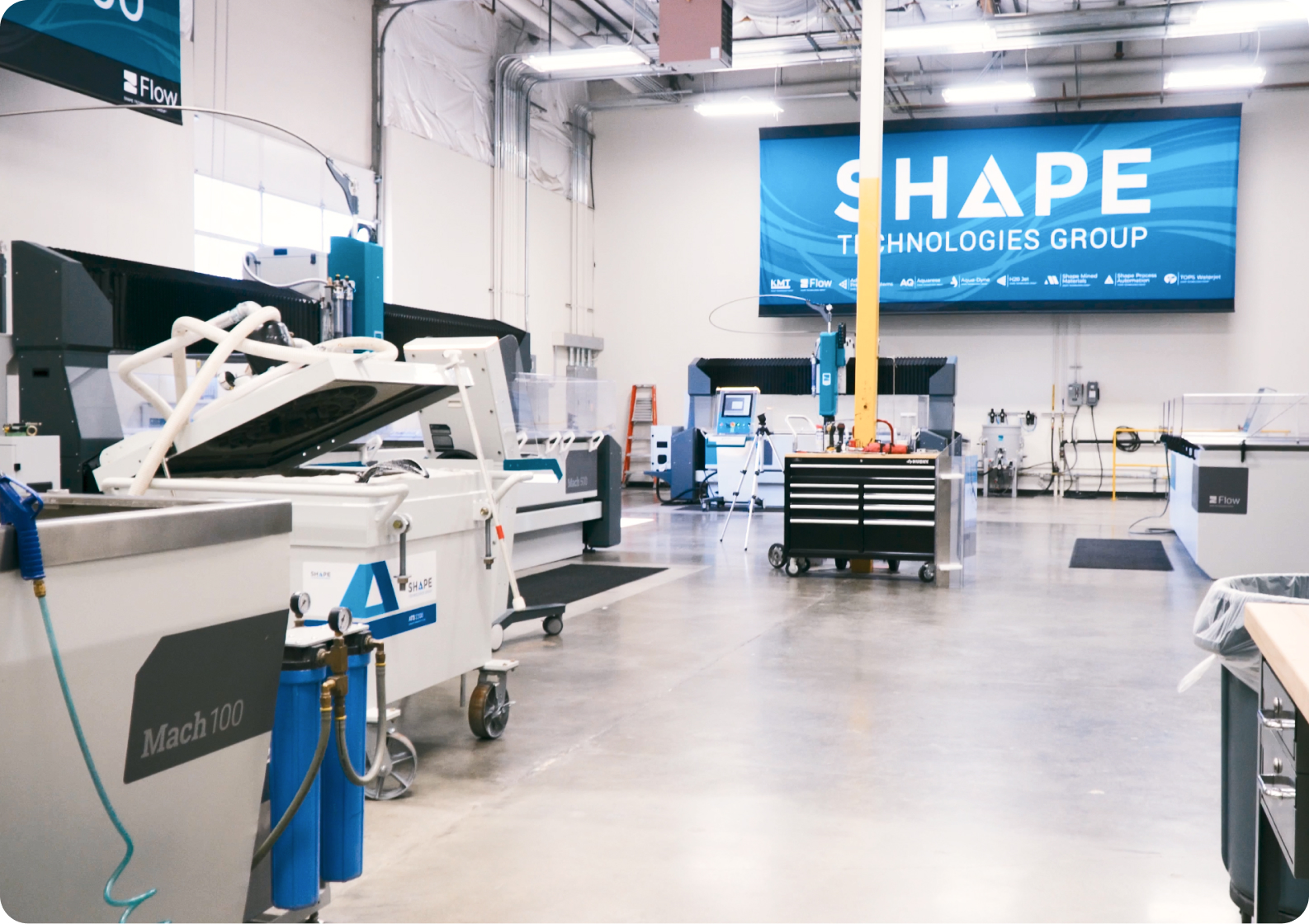A facility that used Flow waterjet technology