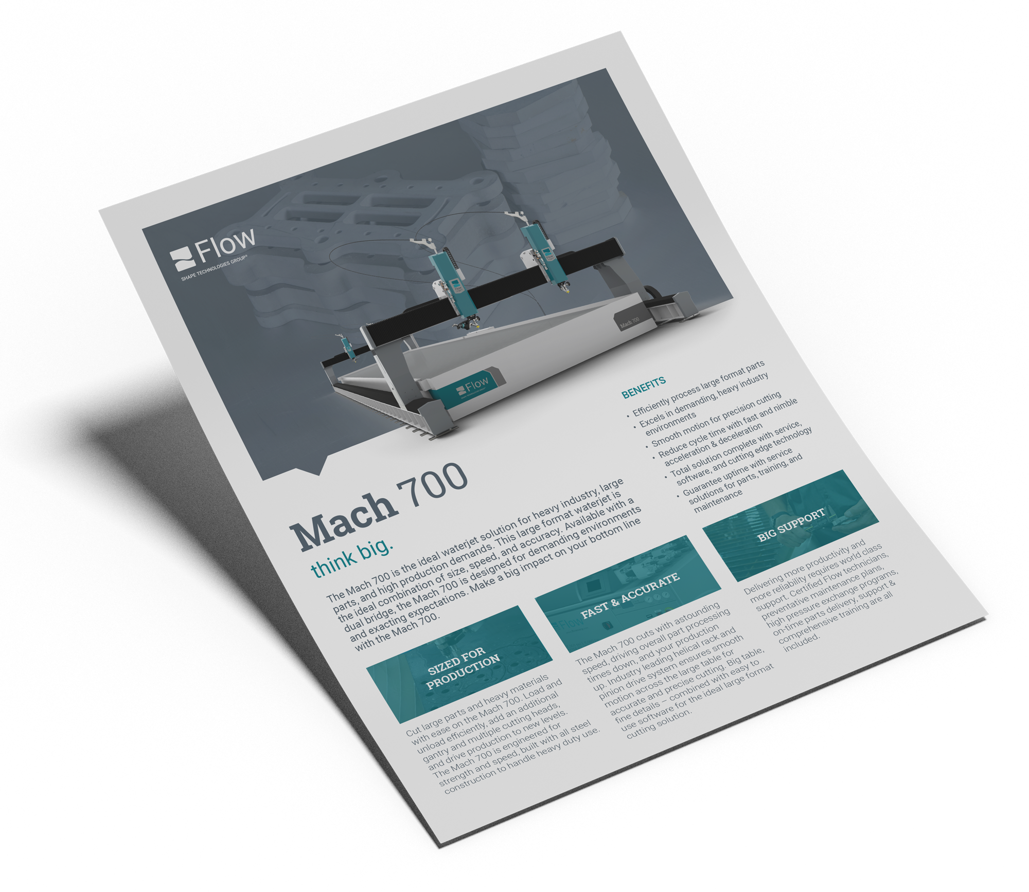 photo rendering of the Mach 700 data sheet