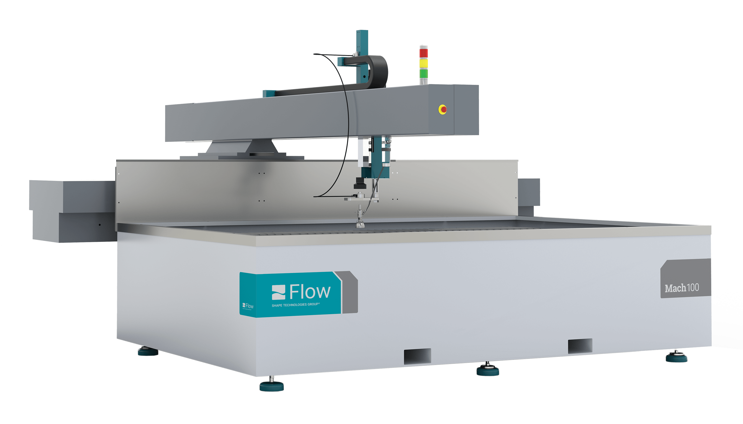 Mach 100 flow waterjet