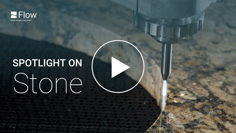 Spotlight on stone cutting with waterjet.