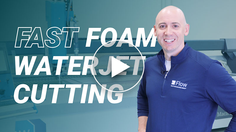 Fast Foam Waterjet Cutting